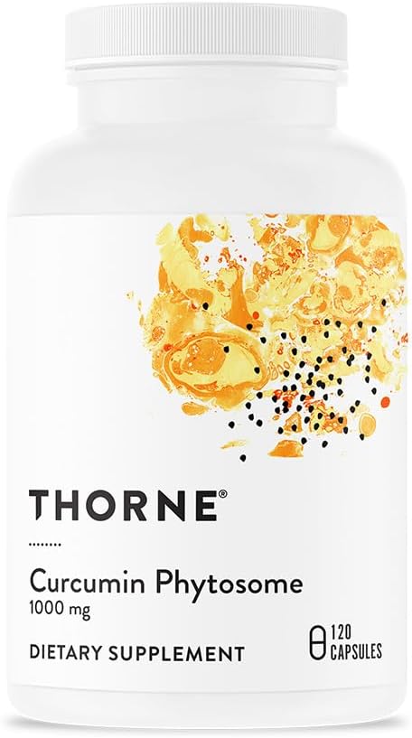 THORNE Curcumin Phytosome 1000 mg (Meriva) - Clinically Studied, High Absorption - Supports Health in Joints, Muscles, GI Tract, Liver, and Brain* - 120 Capsules - 60 Servings