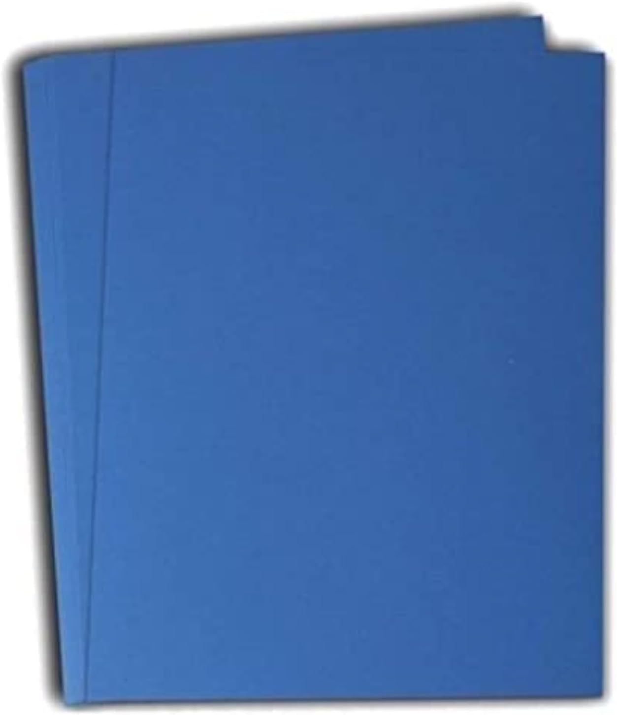 Hamilco Colored Cardstock Scrapbook Paper 8.5" x 11" Cobalt Blue Color Card Stock Paper 50 Pack