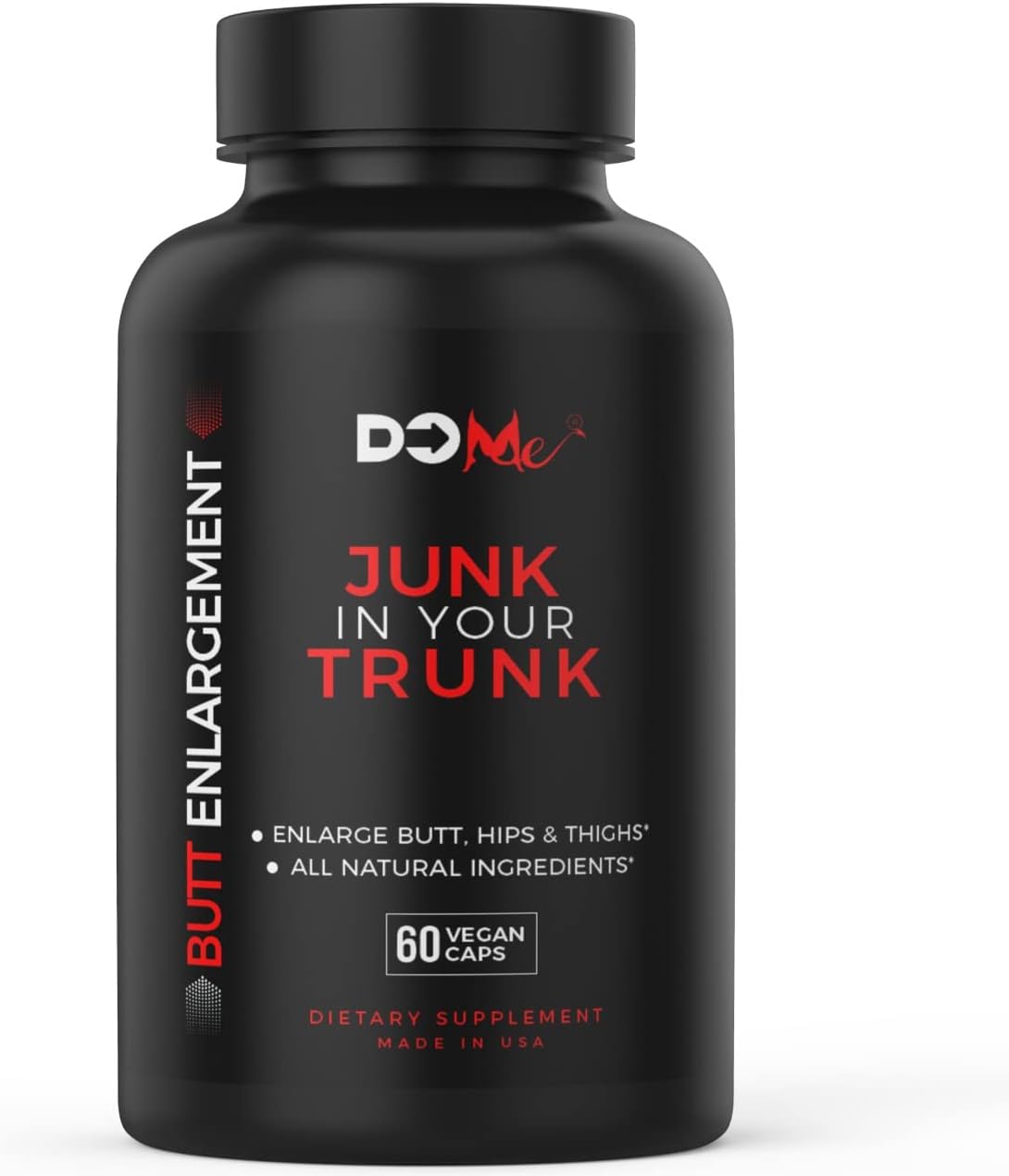 Do Me Butt Enhancement Pills - Glute Boost Growth Pills - All-Natural Bigger Butt Enhancer - Tighten, Firm, Lift Booty Without Surgery - Say Bye to Cellulite and Sagging - 60 ct