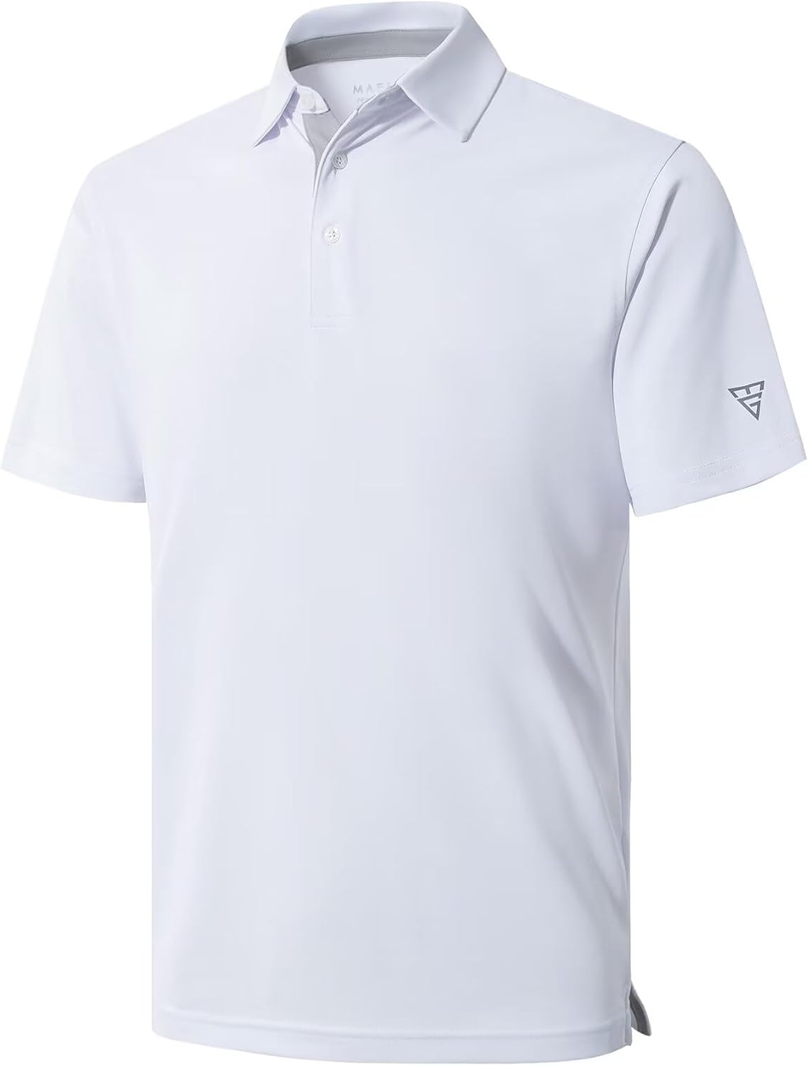 Mens Golf Shirt Short and Long Sleeve Moisture Wicking Dry Fit Performance Solid Casual Pique Golf Polo Shirts for Men