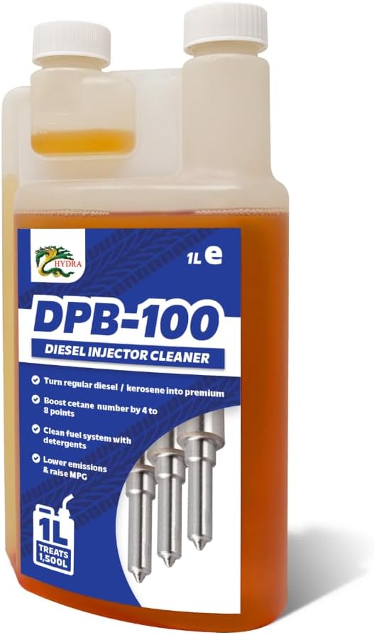 HYDRA DPB-100 Diesel Power Blast - Diesel Fuel System Cleaner | Diesel Injector Cleaner with Diesel Fuel Additive | 1 litre treats 1,000L