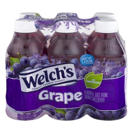 Welch's Grape Drink, 10-Ounce Bottles (Pack of 12)