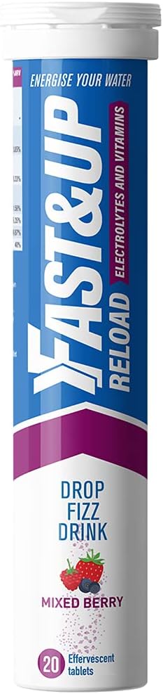 Fast&Up Reload – Mixed Berry - Instant Electrolytes & Hydration - 20 Effervescent Tablets