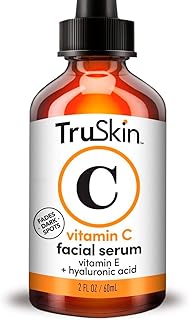 TruSkin Vitamin C Serum – Anti Aging Facial Serum with Vitamin C, Hyaluronic Acid, Vitamin E – Brightening Serum – Even Skin Tone, Improve Appearance of Dark Spots, Fine Lines & Wrinkles, 2 Fl Oz