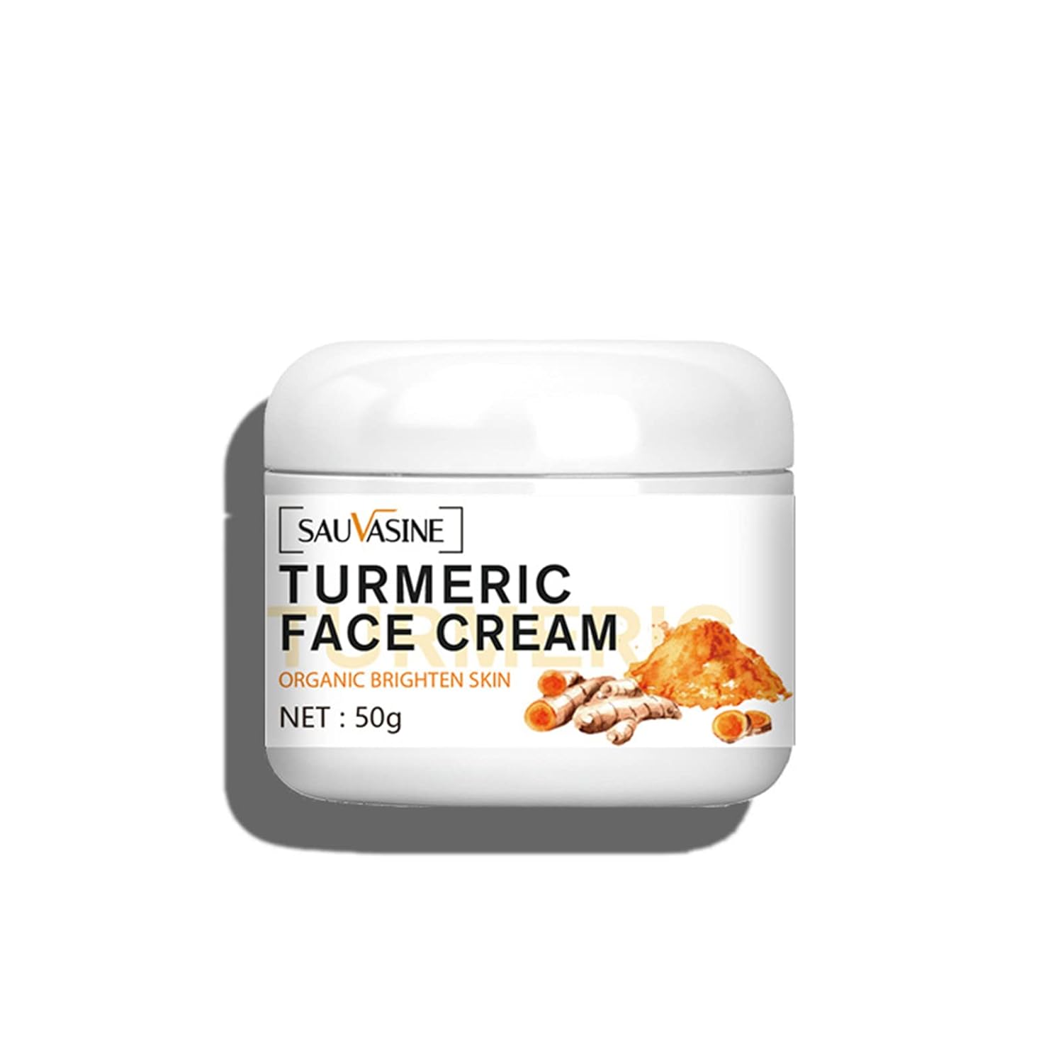 Turmeric Face Cream, Natural Turmeric Skin Tightening Facial Moisturizer,Daily Skin Care Cream for Face & Body,Turmeric Cleanses Skin, Smooths, Evens Tone, Hydrating with Natural Ingredients(50g)