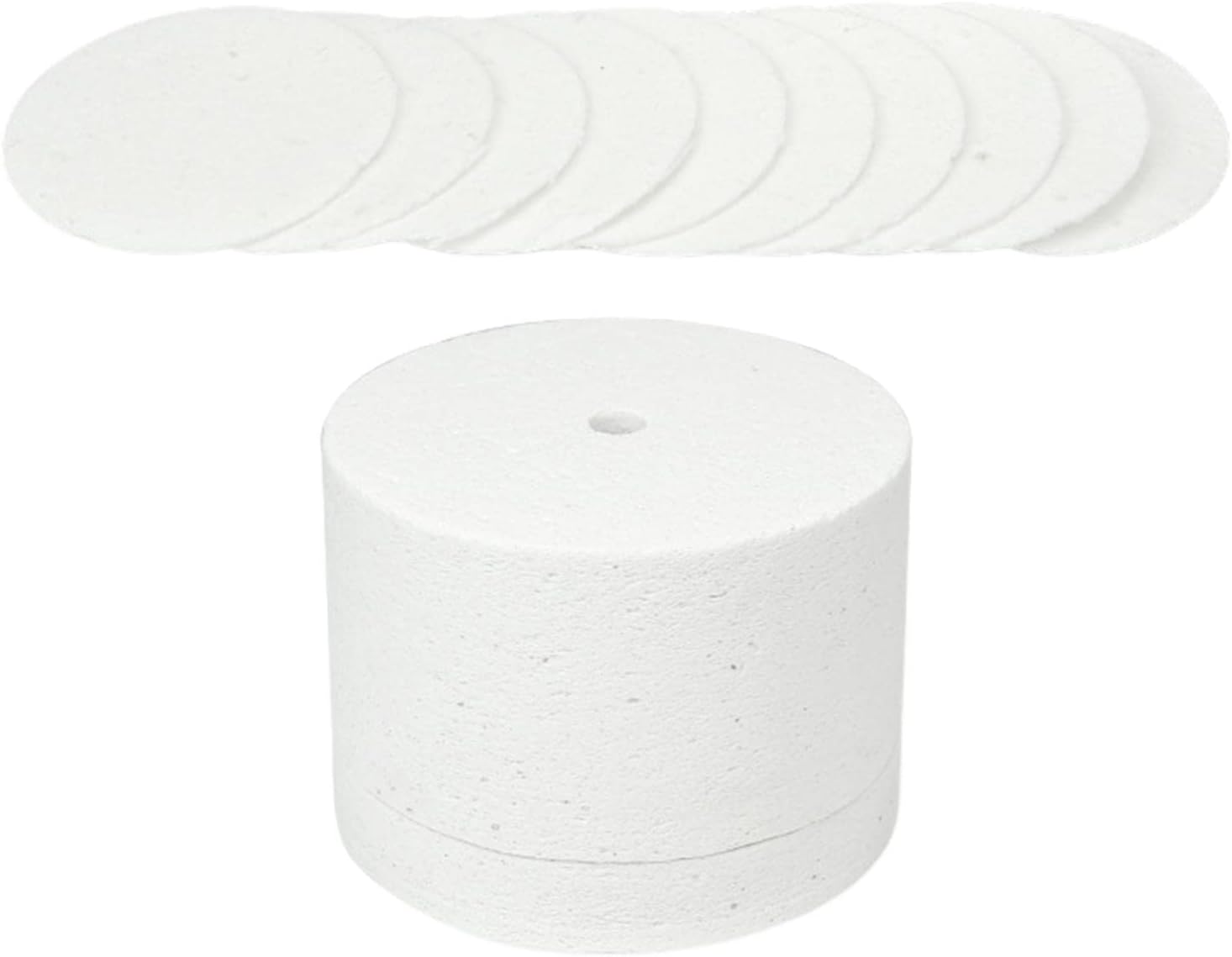 F Fityle Professional Small Microwave Kiln for Fusing Glass Melting DIY Glass Jewelry, Compact Ceramic Fiber Kiln for Firing Clay Beads Pendants, Home Crafting Tool