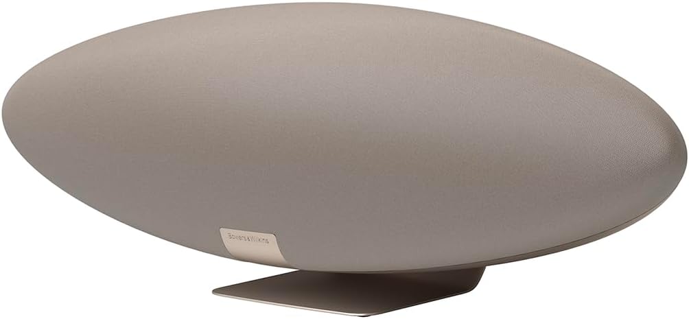 Bowers & Wilkins Zeppelin Pro Edition Wireless Speaker, Large Bluetooth Speaker, 5 Drivers Including Subwoofer, Bluetooth Streaming, AirPlay 2 & Spotify Connect, Multiroom Support, Solar Gold