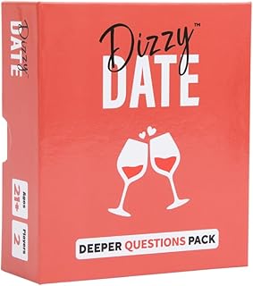 Dizzy Date: The 2nd Date - Deeper Questions Expansion Pack. The Card Game for Date Night. Perfect Valentine's Day Gift!