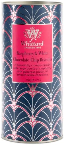 Whittard Raspberry & White Chocolate Chip Biscuits 150g