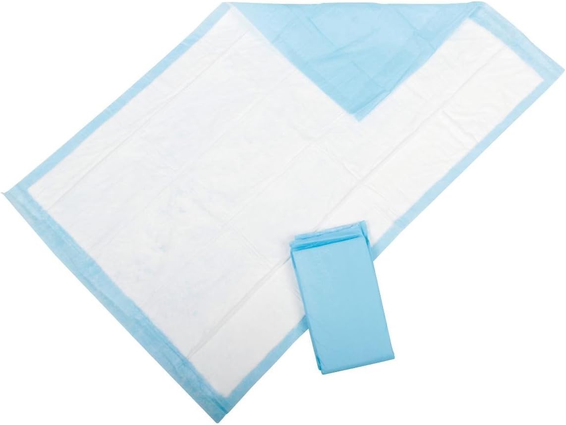Medline Protection Plus Incontinence Disposable Bed Pads 60 x 90 cm - Pack of 25 (6 Packs of 25)