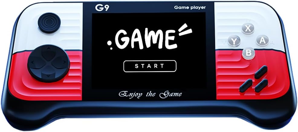 Handheld Game Console Built-in 400 Retro Games, Travel-friendly Gaming Console with Long Battery Life, Plug and Play Video Game Console for Kid, Handheld Video Game Console for Boys Girls