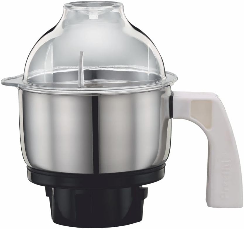 Preethi MGA 504 MGA-504 Stainless Steel Genie Jar, 0.5-Liter, Silver