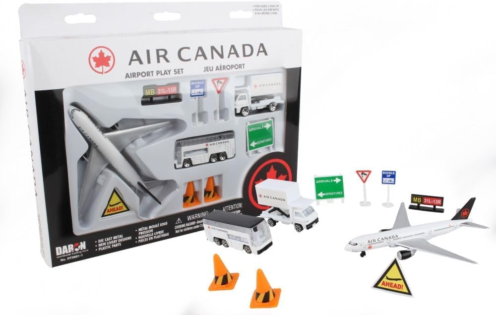 Daron Air Canada Airport Playset 12-Piece