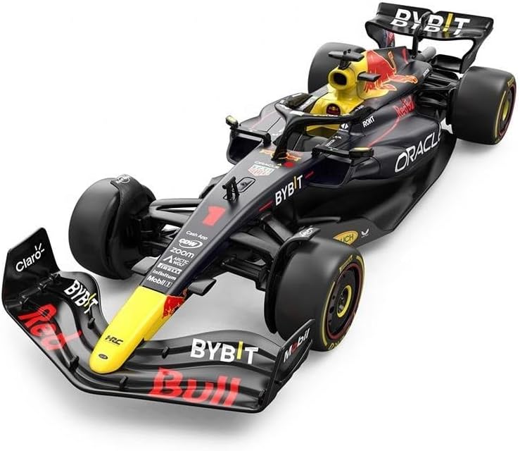 CMJ RC Cars Red Bull F1 RB19 Diecast Model Car - Officially Licensed 1/24 Scale F1 Forumula 1 Metal Display F1 Replica