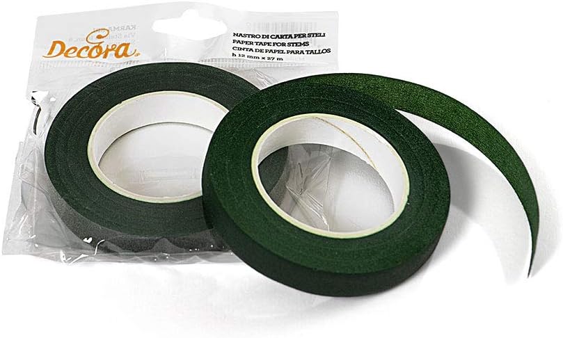 Decora 803050 Paper Florist Tape, Green, 12.5 x 9 x 1.2 cm
