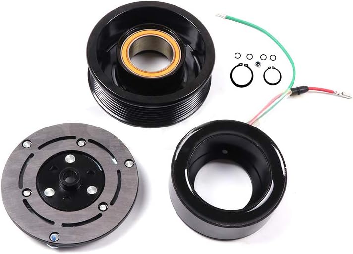 SCITOO AC Compressor Clutch Compatible for Honda CR-V EX 2.4L 2002 2003 2004 2005 2006 CO-10663AC 38810PNB006 38870PNB006 58881 2041612 5511495 2011242