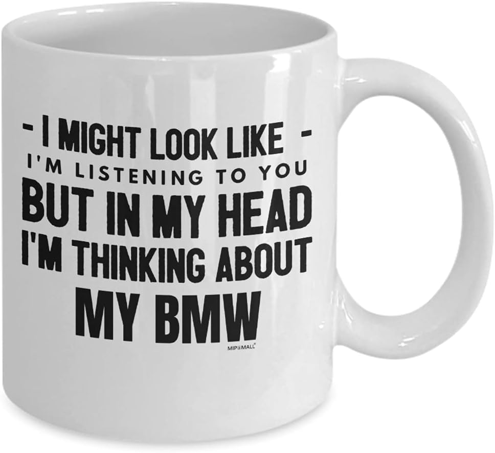 MIPOMALL BMW Mug, BMW Car Gifts for Men, Birthday Mug, Christmas Presents AZ17