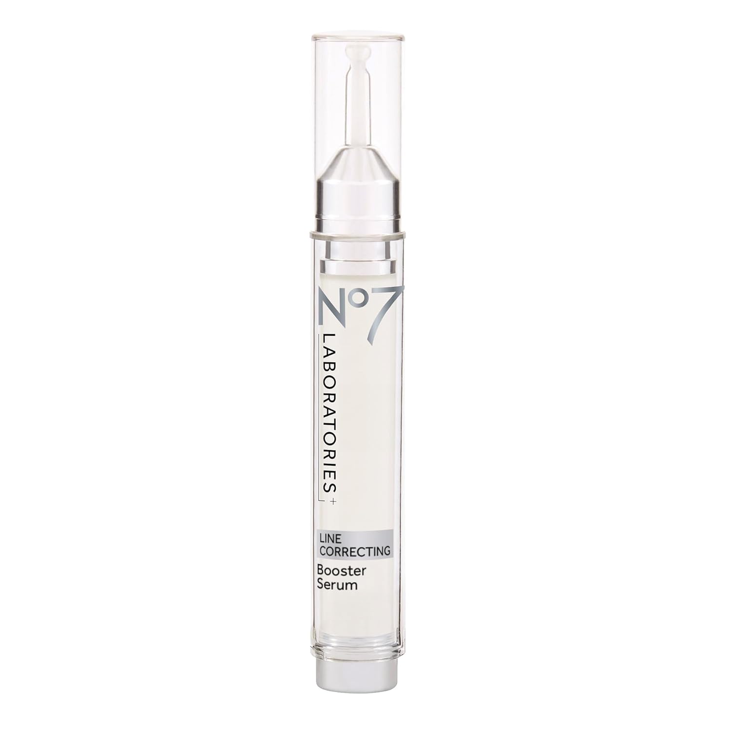 No7 Laboratories Line Correcting Booster Serum - Potent Collagen Peptide Serum for Fine Lines and Wrinkles - Moisturizing Formula for All Aging Skin Types (15 ml)