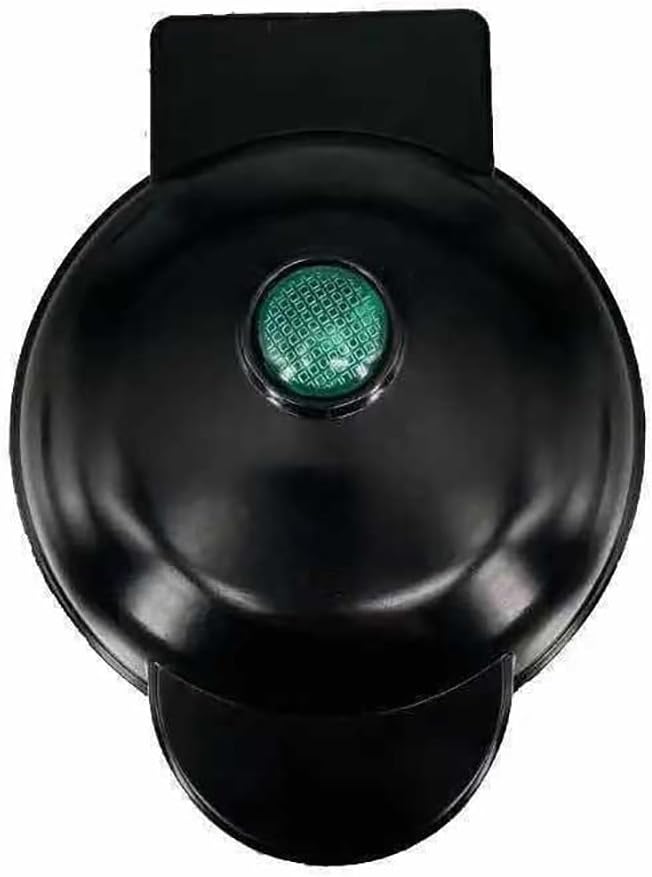 350W Mini Waffle Maker, Household Mini Cake Machine, Ideal For Doughnut, Waffle, Breakfast Sandwiches, Easy To Clean, Electric Pancake Maker For Commercial Or Home Use(Black,No. 5)