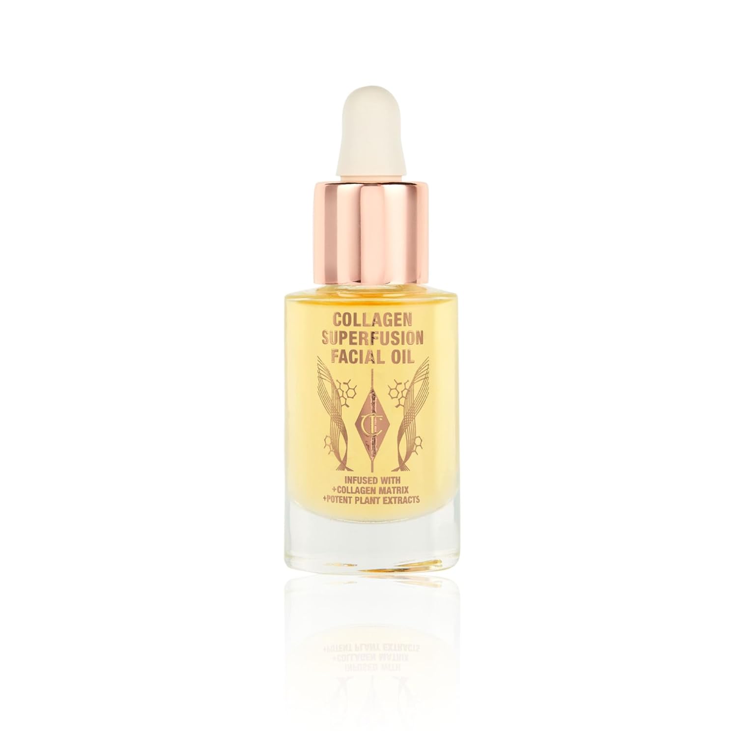 Charlotte Tilbury Collagen Superfusion Face Oil - Skin-Nourishing Collagen Facial Oil for a Glowing, Plump & Healthier-Looking Complexion - Enriched with Essential & Superfood Oils (30ml)
