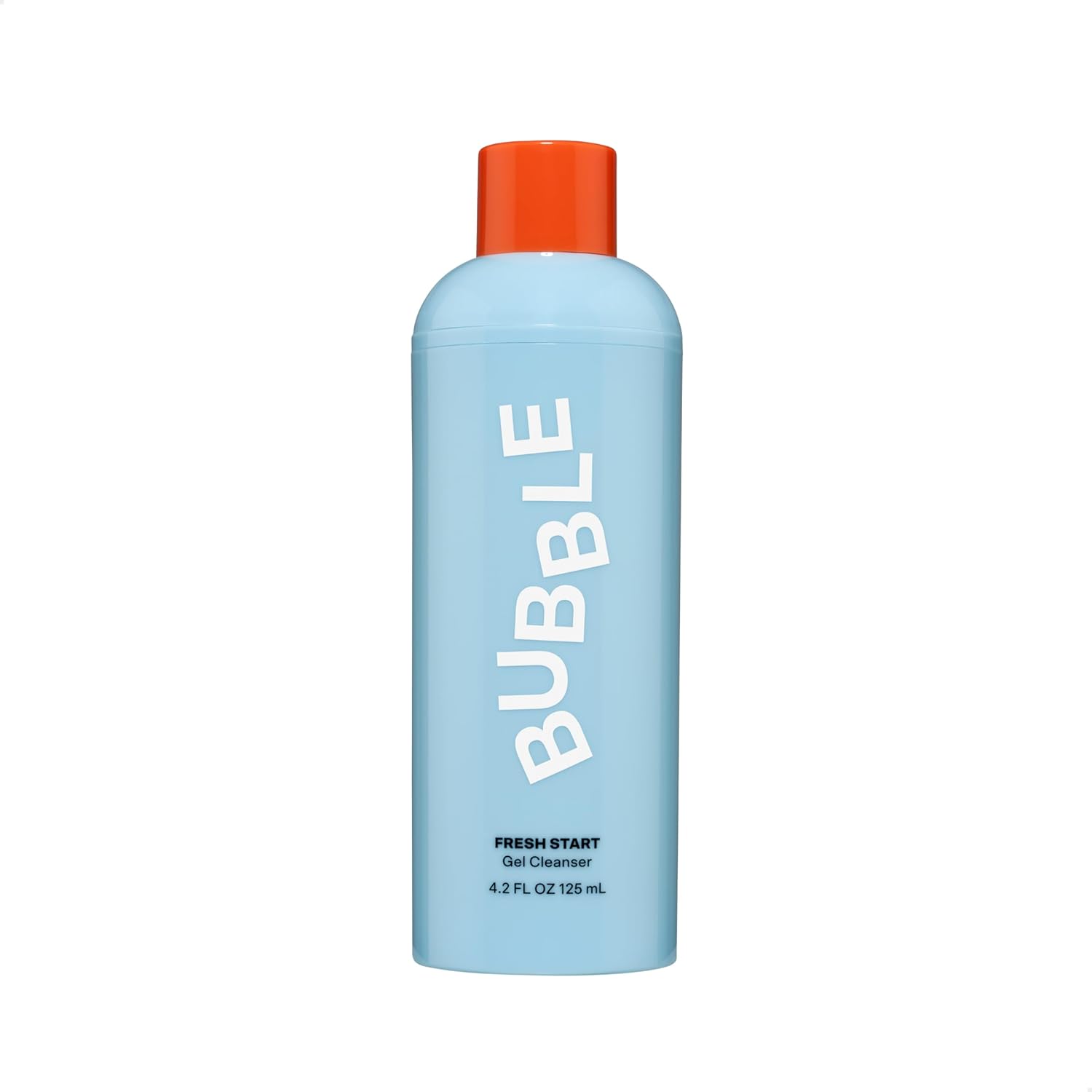 Bubble Skincare Fresh Start Gel Cleanser - Gentle Exfoliating Face Wash for Oily Skin - Formulated with Aloe Vera Juice + Caffeine to Protect and Soothe Complexion (125ml)