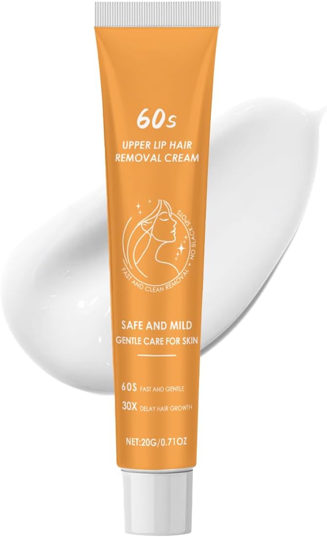 Soothing Face Hair Remover -Upper Lip Hair Removal Cream -Soothing and Moisturizing Hair Removal Cream -Effective Quick Depilatory Cream Fast-Working Shaving Cream For Face,Eyebrow,Upper Lip And Chin