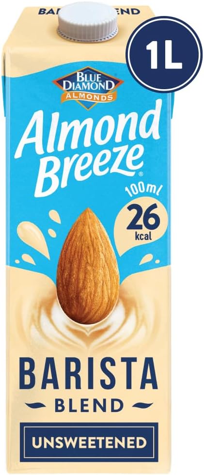 Blue Diamond Almonds Breeze Barista Blend, 1 Litre, Pack of 8