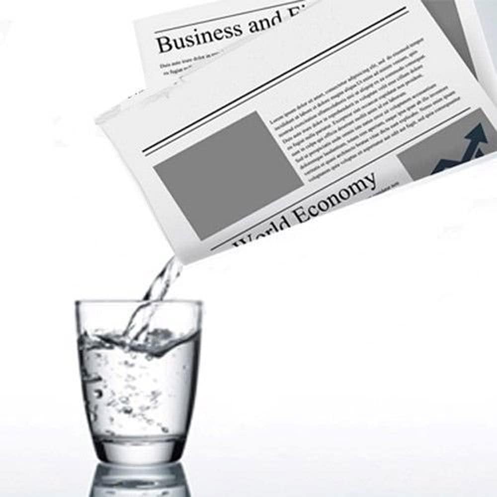 MilesMagic Magician's Appearing And Disappearing Liquid from Newspaper Gimmick Prop Magic Trick