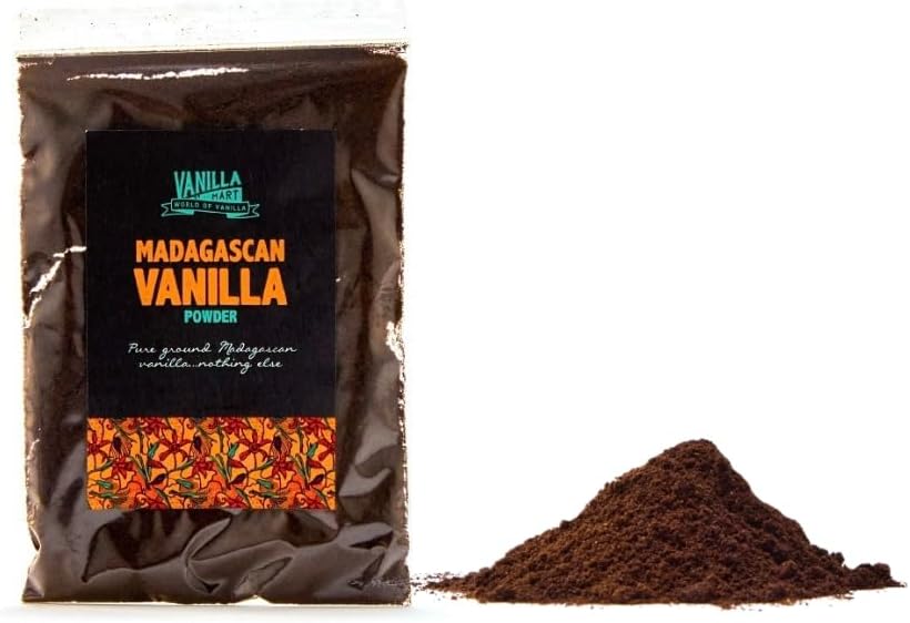 Vanilla Mart Madagascan Vanilla Powder Grade A Alcohol Free Alternative to Extract (20g)