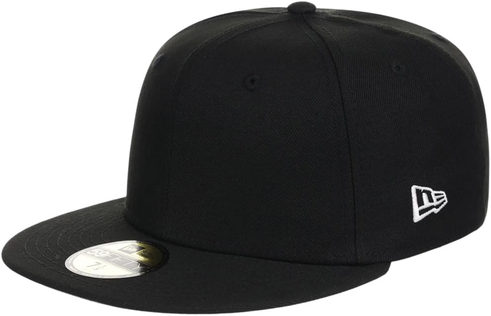 New Era Blank Custom 59FIFTY Fitted Flat Bill Cap