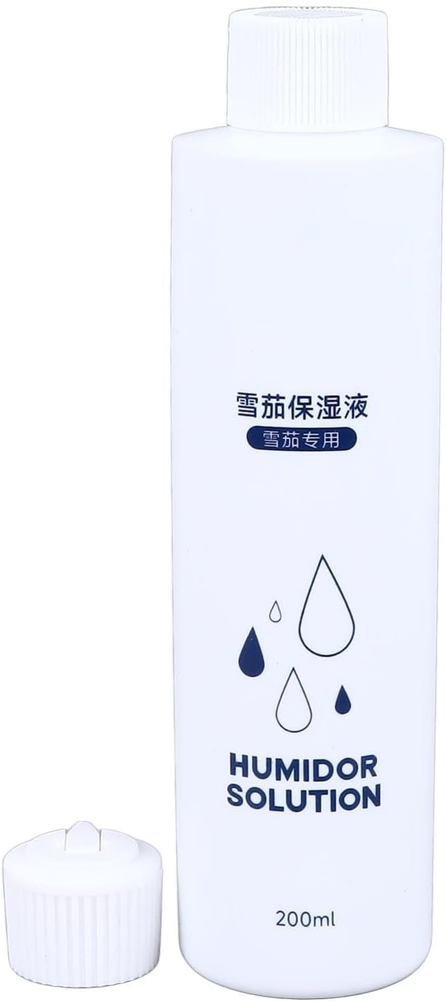 Propylene Glycol Humidor Solution, Safe Humidor Humidifier Solution Humidor Fluid for Cigar Humidification 200ml