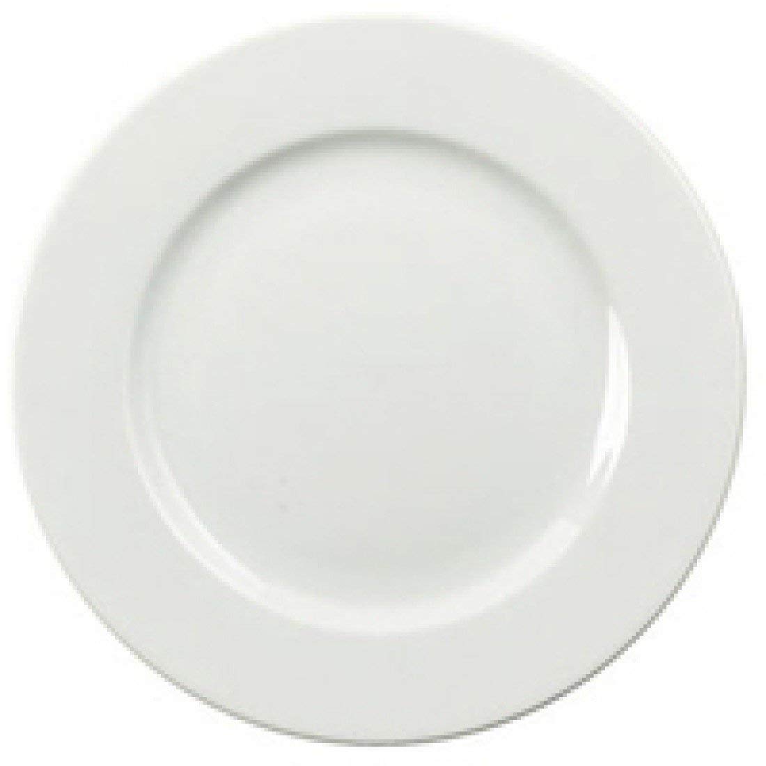Fsmisc 304111 Plate, Porcelain, White, 250 mm, Pack of 6