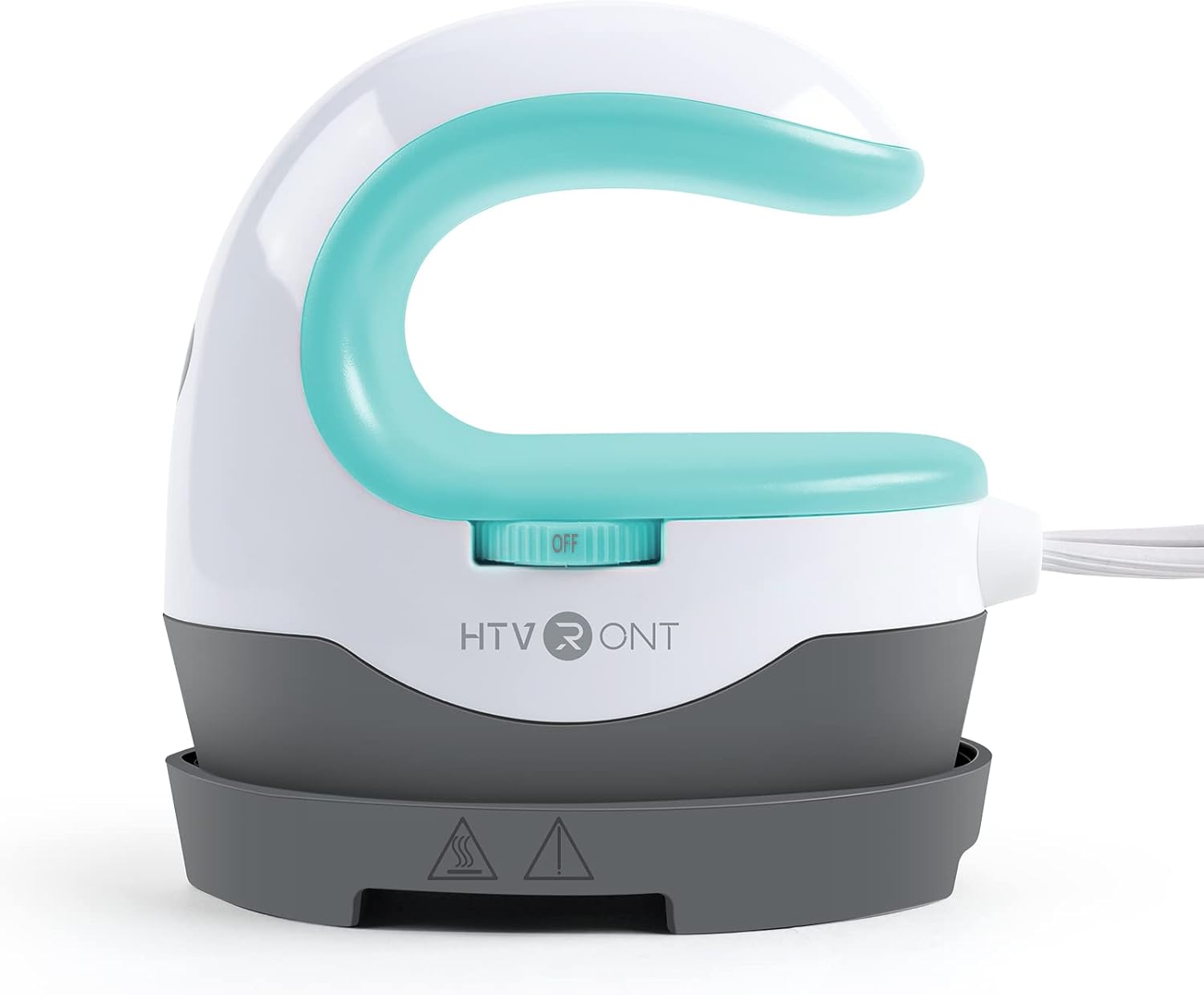 HTVRONT Mini Heat Press Machine - for DIY Heat Transfer Machine with Insulated Safety Base, Portable Heat Press for Iron On Vinyl, Tshirts, Crafts, Hat, Cap, Pillow (Mint Green)