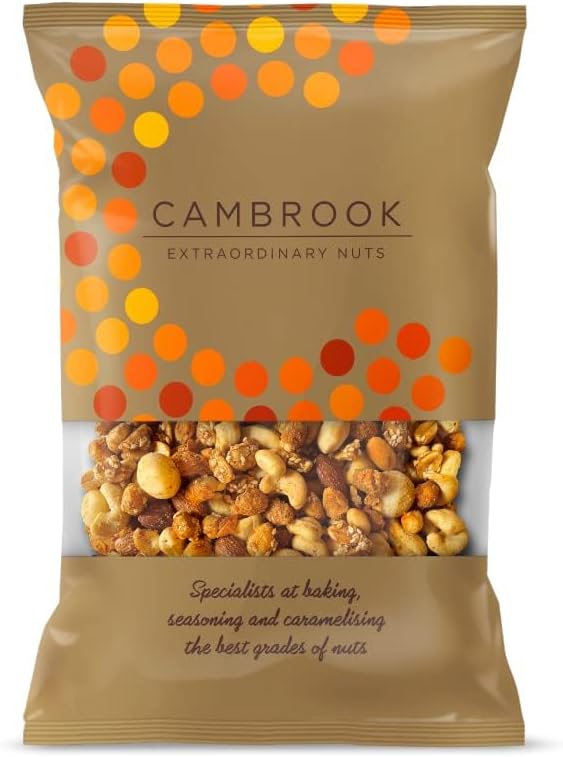 Cambrook - Mix 10, Salted, Caramelised, & Spiced Mixed Nuts, 1kg Bag