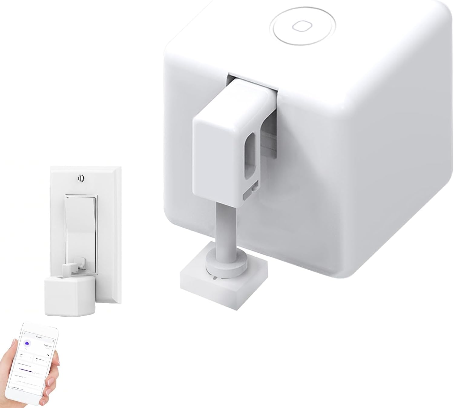 Smart Wifi Switch Pusher, Smart Switch Button Pusher, Work With for TUYA for Smart Life App, Support Modular Design And Extended Capability(Switch)