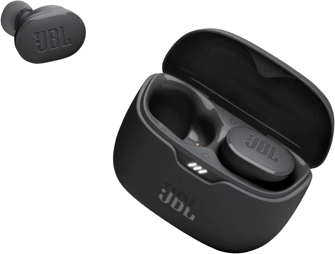 JBL Tune Buds Wireless Bluetooth Earphones, Water-Resistant and Noise-Cancelling Headphones with 48-Hour Battery Life, Black