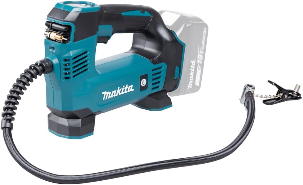 Makita DMP180Z 18V Li-ion LXT Inflator - Batteries and Charger Not Included, Blue/Silver, M