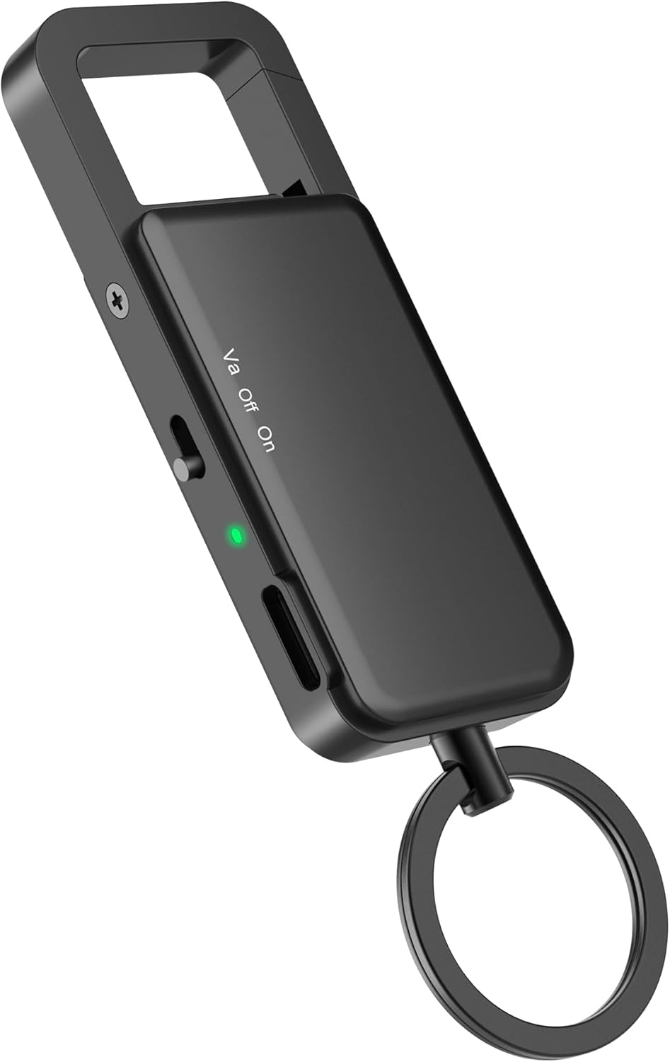 64GB Keychain Digital Voice Recorder with Playback – Mini USB-C Audio Recorder, 25-Hour Battery, Voice Activated, Noise Reduction, WAV Format, for Lectures, Meetings, Interviews, Notes