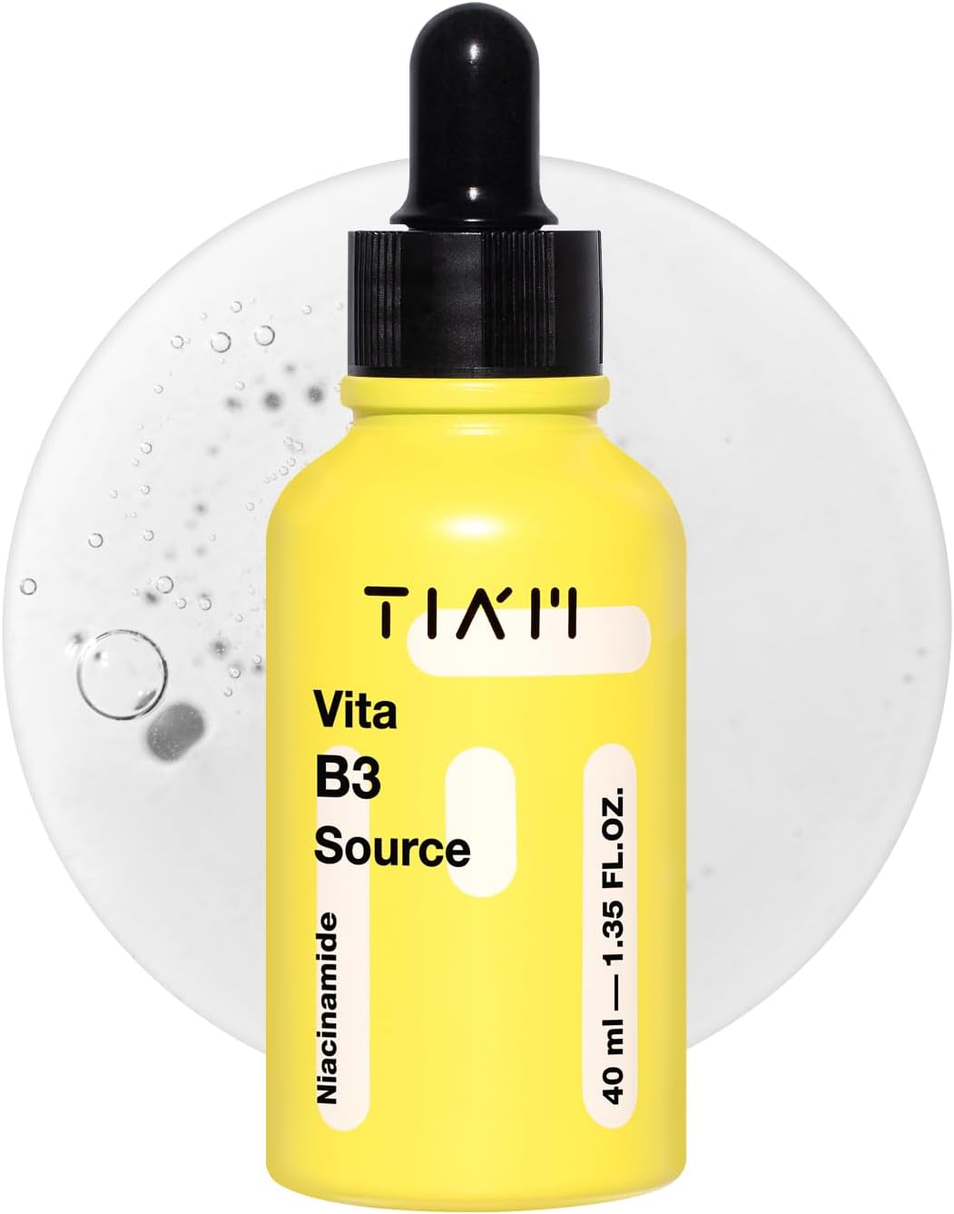 TIAM Vita B3 Source | Korean Skincare Serum w/Niacinamide & Alpha Arbutin | Face Moisturiser Niacinamide Serum | Skin Brightening Serum Face Care | Serums Skincare Products (Pack of 1, 1.35 Fl. oz.)