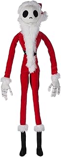 Disney Store Official The Nightmare Before Christmas Plush Collection - Santa Jack - Detailed Design - Unique Gift for Fans & Kids - Celebrate Tim Burton's Iconic Character