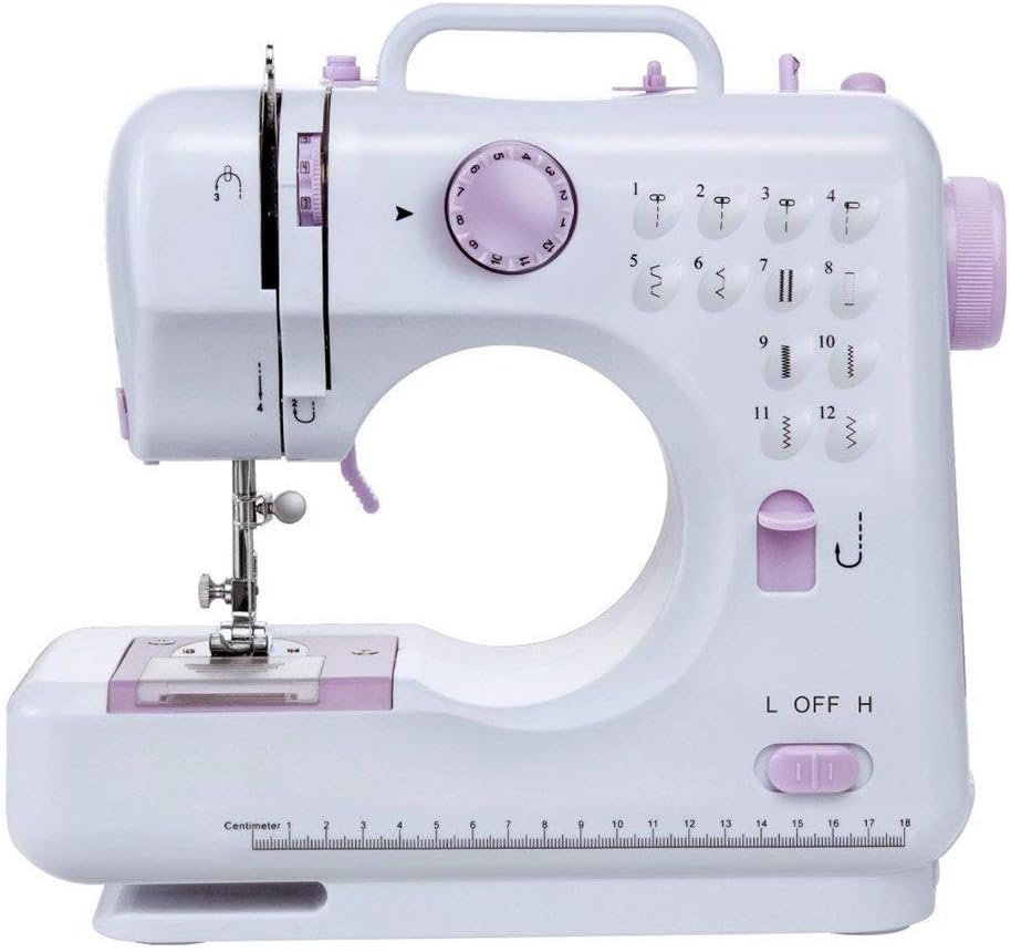 12 Needle Multifunctional Household Sewing Machine Electric Portable Double Thread Reverse Sewing Machine Two Speed
