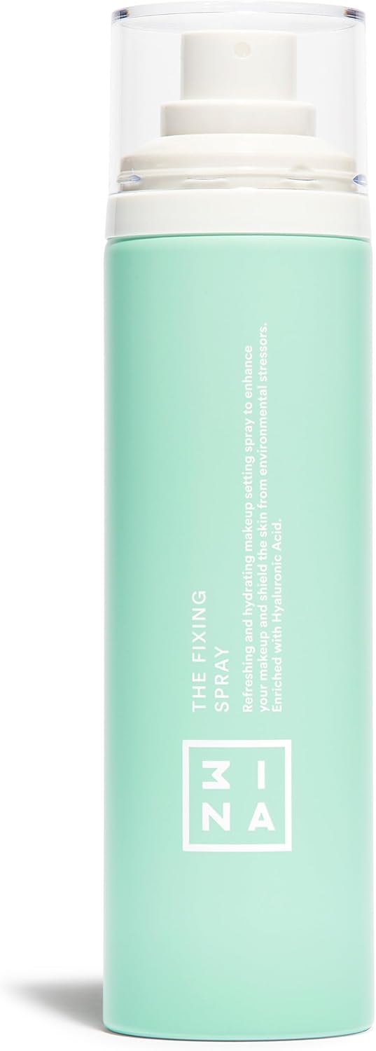 3INA MAKEUP - The Fixing Spray - Hydrating Primer & Setting Spray - Iluminating Makeup Fixer with Cafeine & Hyaluronic Acid