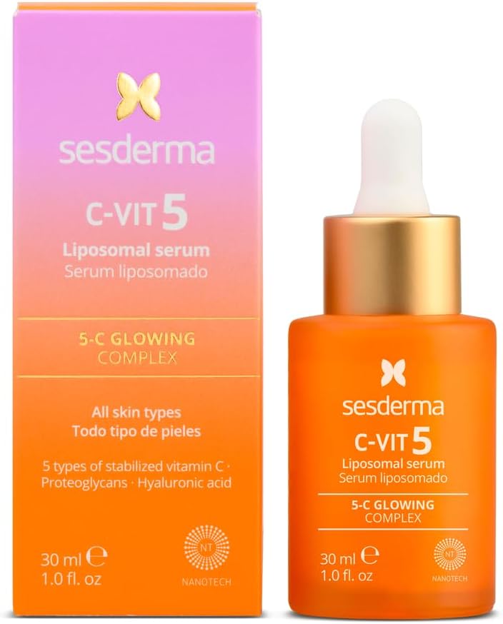Sesderma C-Vit Liposomal Serum 30ml - Hydrating Vitamin C Serum for Face - Anti Aging Serum - Grade Skincare - Radiant and Youthful Skin - Cruelty Free Formula