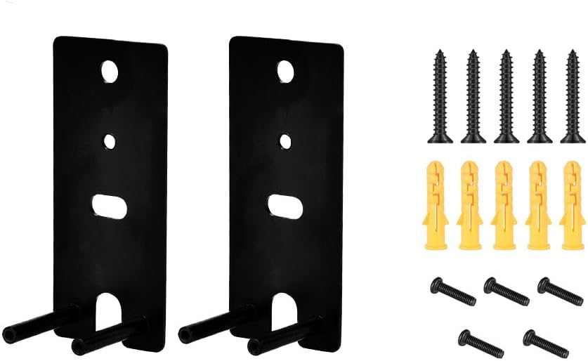 Wall Mount Brackets Replacement, 1 Pair Black Speakers Wall Bracket, Compatible with Bose Lifestyle 650 700 Home Entertainment System