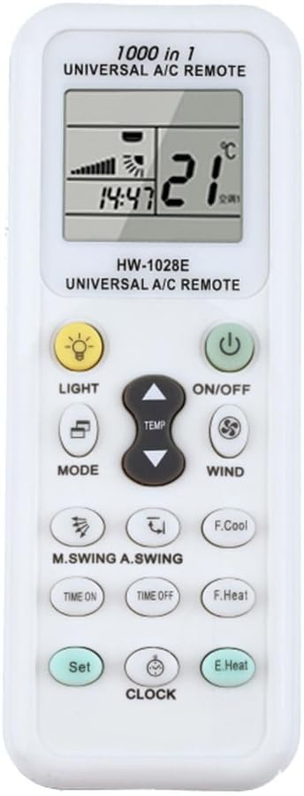 Universal Air Conditioner Remote Control LCD A/C Conditioning Controller 1000 in 1 for Mitsubishi Toshiba HITACHI FUJITSU Daewoo LG Sharp Samsung ELECTROLUX SANYO AUX GREE HAIER Huawei Air Condition