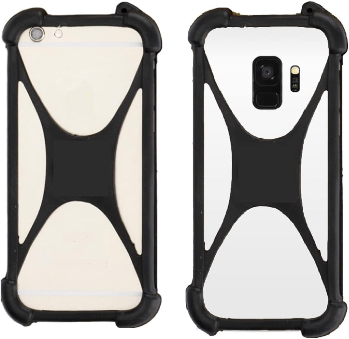 K-S-Trade Protective Case For Xiaomi QIN 2 Pro Mobile Phone Cellphone Bumper Compatible With Xiaomi QIN 2 Pro Silicone Protective Ring Case Cover TPU Softcase Protector Black (1x)