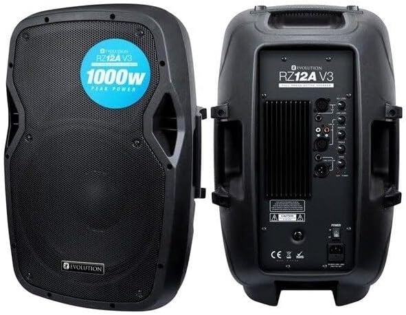 AVC Designs RZ12A V3 Portable 12" 1000W Active Powered Stage Club PA Speaker