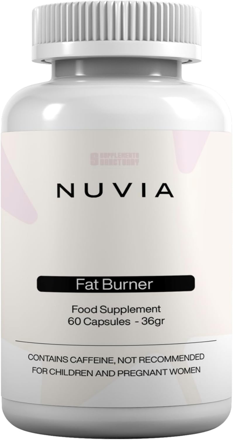 Nuvia Fat Burner | NO Additives | Weight Management* | 60 Vegetarian Capsules Contains Caffeine