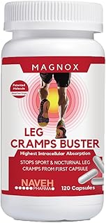 MAGNOX® Leg Cramps Buster | Magnesium Supplement for Muscle Cramps & Spasms | 380mg Magnesium for Leg Cramps at Night | 3X More Absorption | Dead Sea Minerals | Magnesium for Sleep&Muscle | 120 Caps
