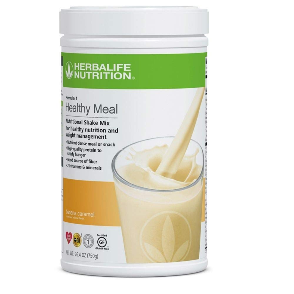 Formula1 Healthy Meal Nutritional Shake Mix Banana Caramel 750g No GMO Gluten free